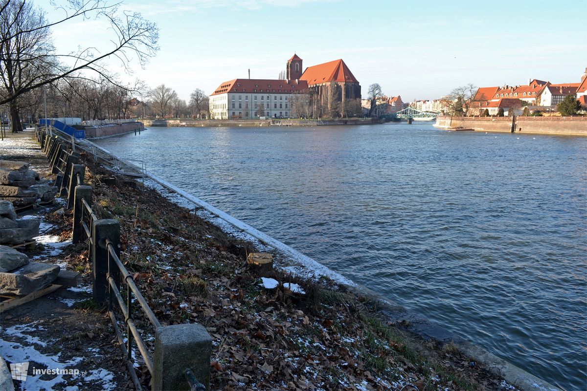 Zdjęcie [Wrocław] Bulwary im. Xawerego Dunikowskiego oraz Marii i Lecha Kaczyńskich (rewitalizacja) fot. alsen strasse 67 