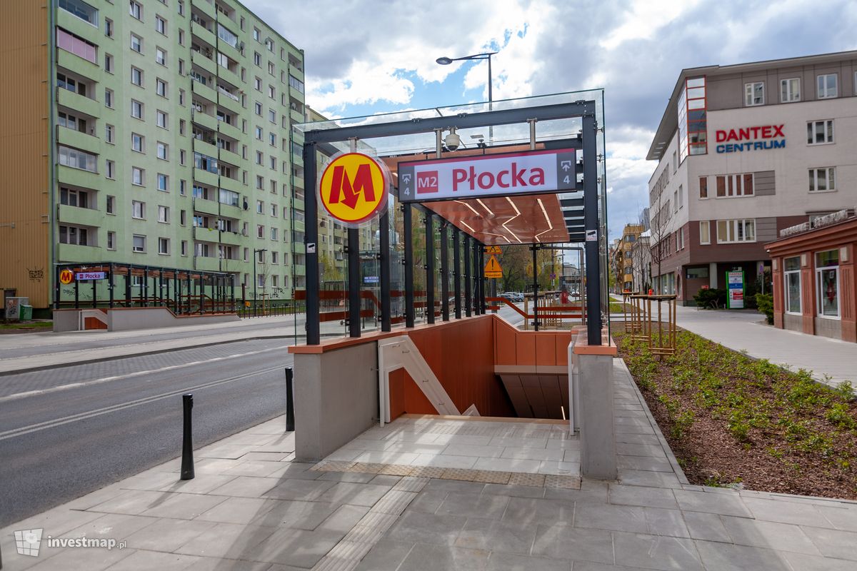 Zdjęcie [Warszawa] Stacja II linii metra – Płocka  fot. Jakub Zazula 