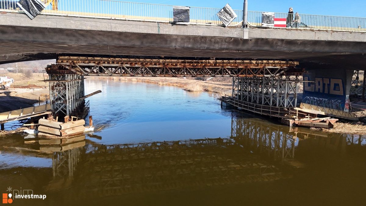 Zdjęcie Przebudowa mostu Chrobrego w Poznaniu fot. Wojciech Jenda