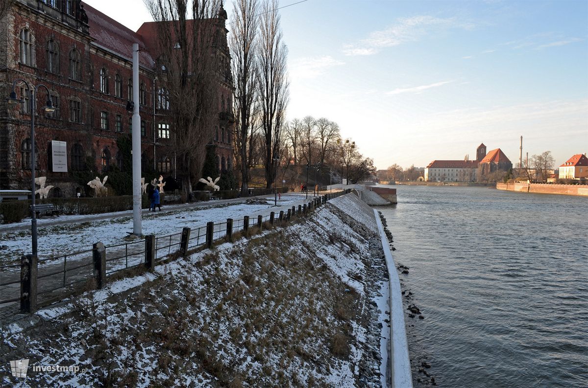 Zdjęcie [Wrocław] Bulwary im. Xawerego Dunikowskiego oraz Marii i Lecha Kaczyńskich (rewitalizacja) fot. alsen strasse 67 