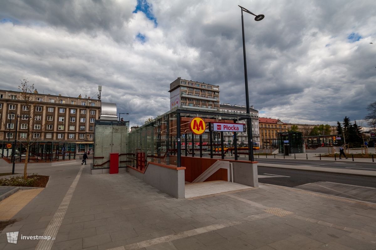 Zdjęcie [Warszawa] Stacja II linii metra – Płocka  fot. Jakub Zazula 
