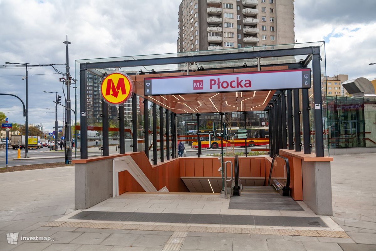 Zdjęcie Stacja II linii metra – Płocka fot. Jakub Zazula