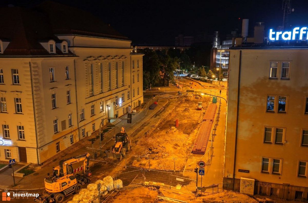 Zdjęcie Trasa tramwajowa, ul. Ratajczaka fot. Orzech 