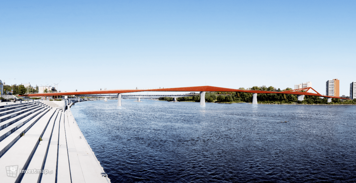 Wizualizacja Most pieszo-rowerowy przez Wisłę dodał Jakub Zazula 