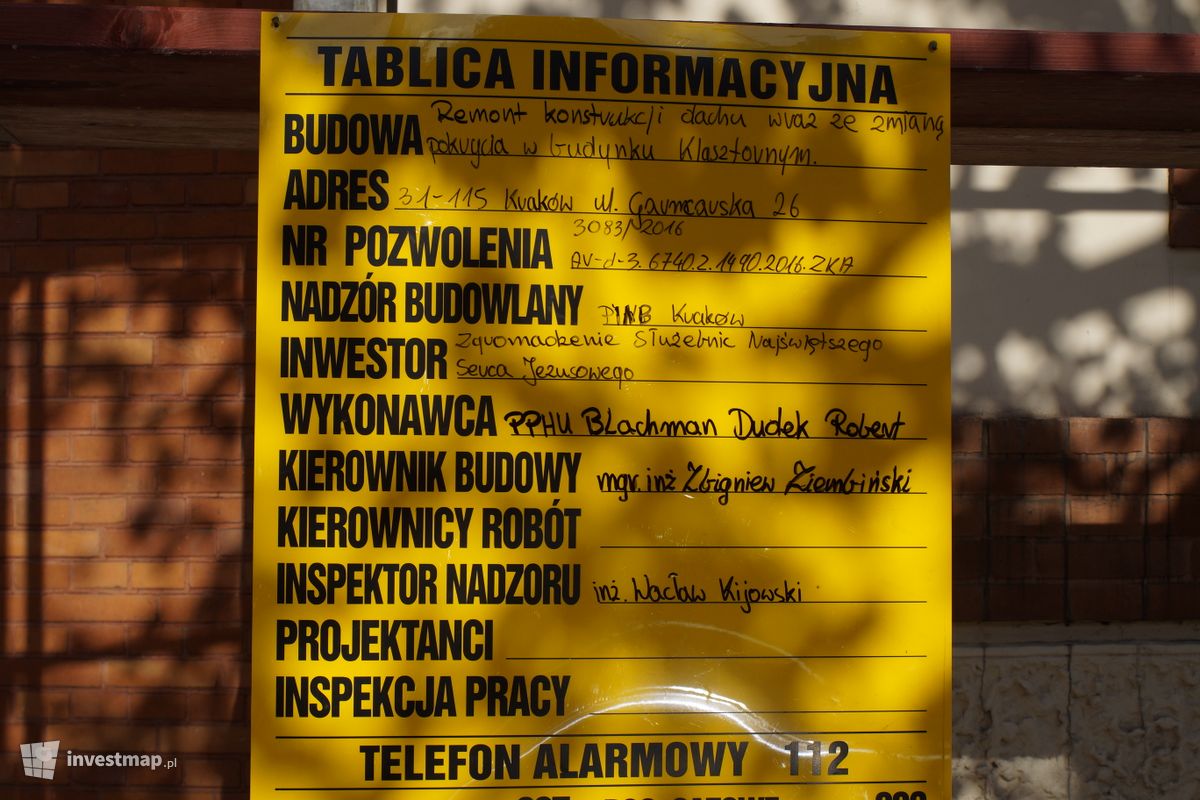 Zdjęcie [Kraków] Remont Kamienic, ul. Garncarska 26 fot. Damian Daraż 