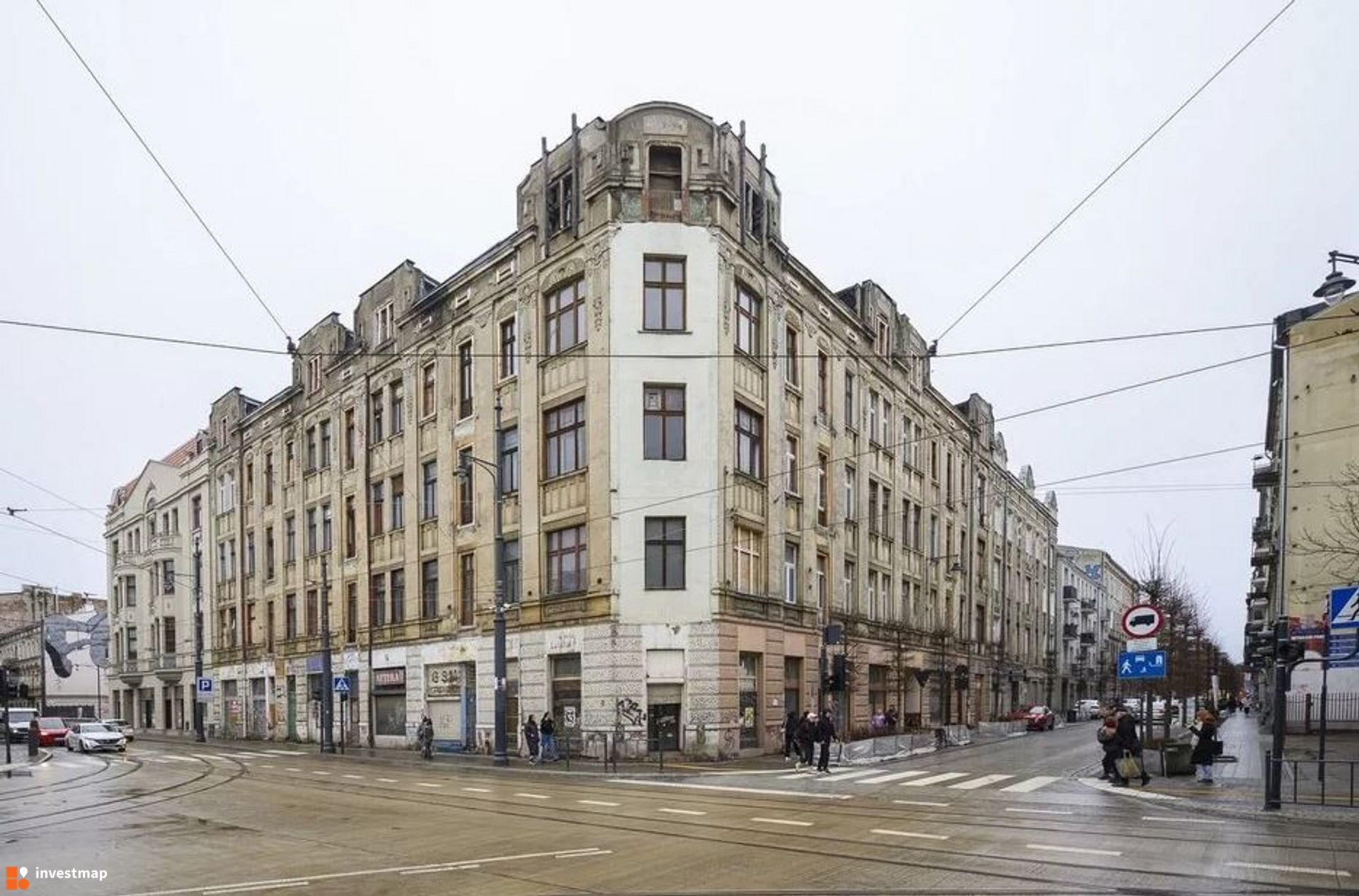 Narożna, zabytkowa kamienica przy Gdańskiej w Łodzi pięknieje. Stanie się perełką! 