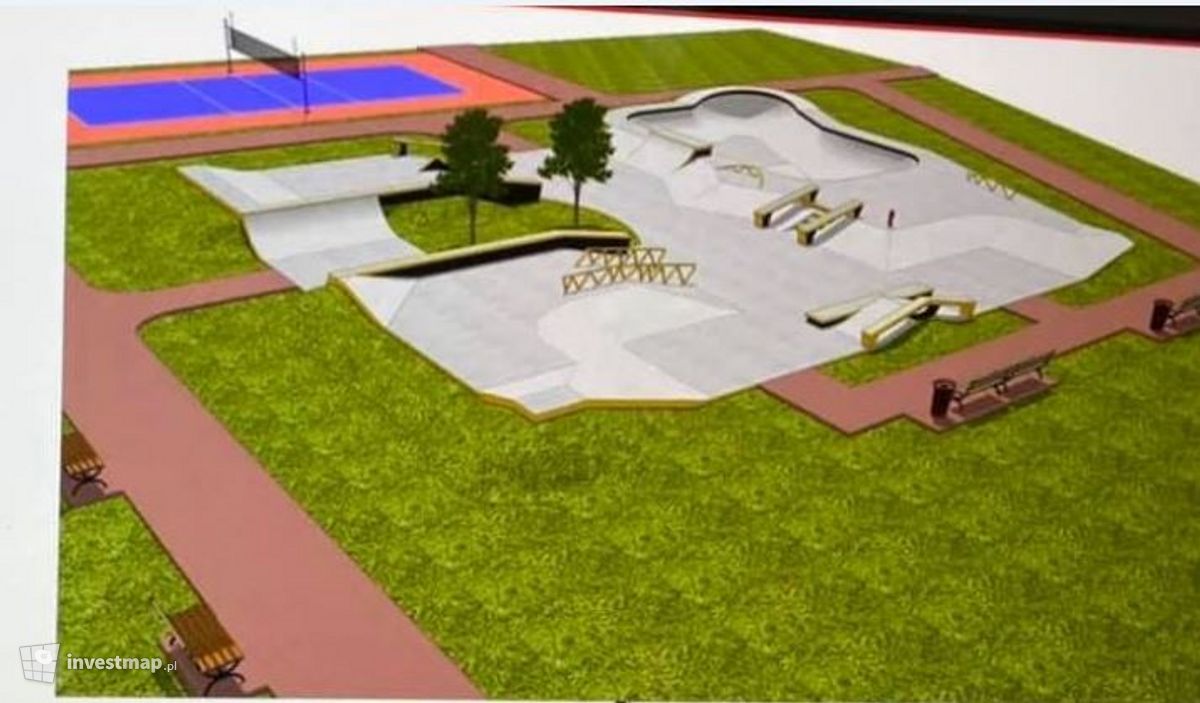 Wizualizacja Skatepark i boisko wielofunkcyjne dodał Orzech 