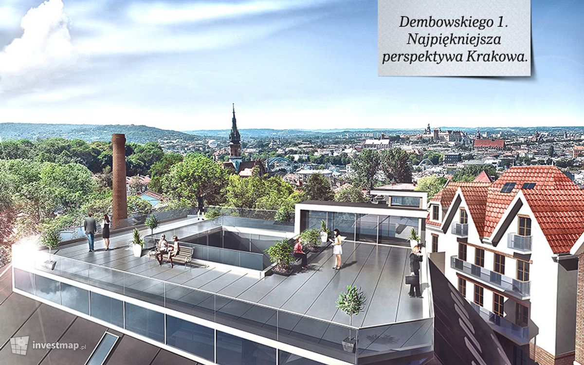 Wizualizacja [Kraków] Kompleks Apartamentowy, ul Dembowskiego 1 dodał Damian Daraż 
