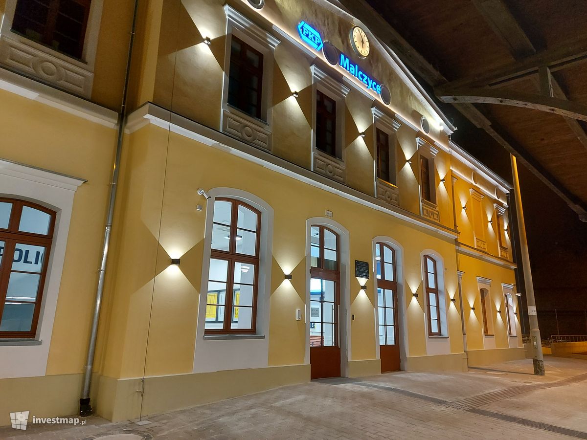 Zdjęcie Dworzec kolejowy w Malczycach fot. Paweł Harom 