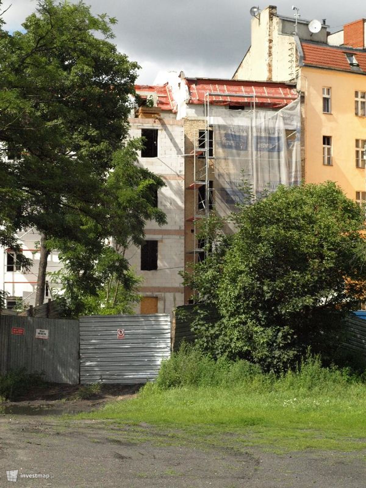 Zdjęcie [Poznań] Przebudowa budynków przy ul.Chwaliszewo 71 i 72 fot. CiotkaStasia 