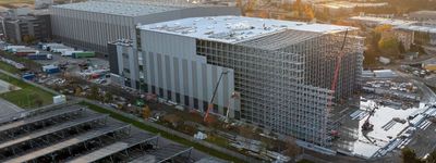 Rośnie wielki kompleks logistyczno-magazynowy Grupy Maspex w Tychach [ZDJĘCIA]