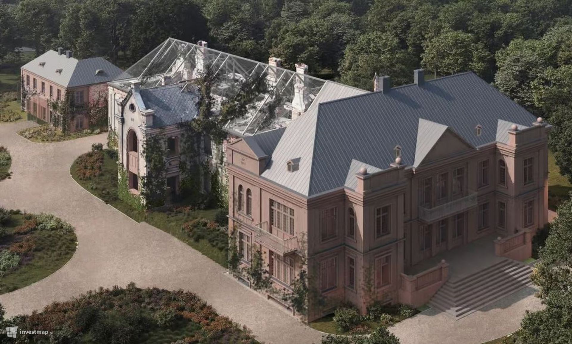Zrujnowany pałac Szeptyckich w Łaszczowie po rewitalizacji stanie się siedzibą Domu Komedii Aleksandra Fredry 