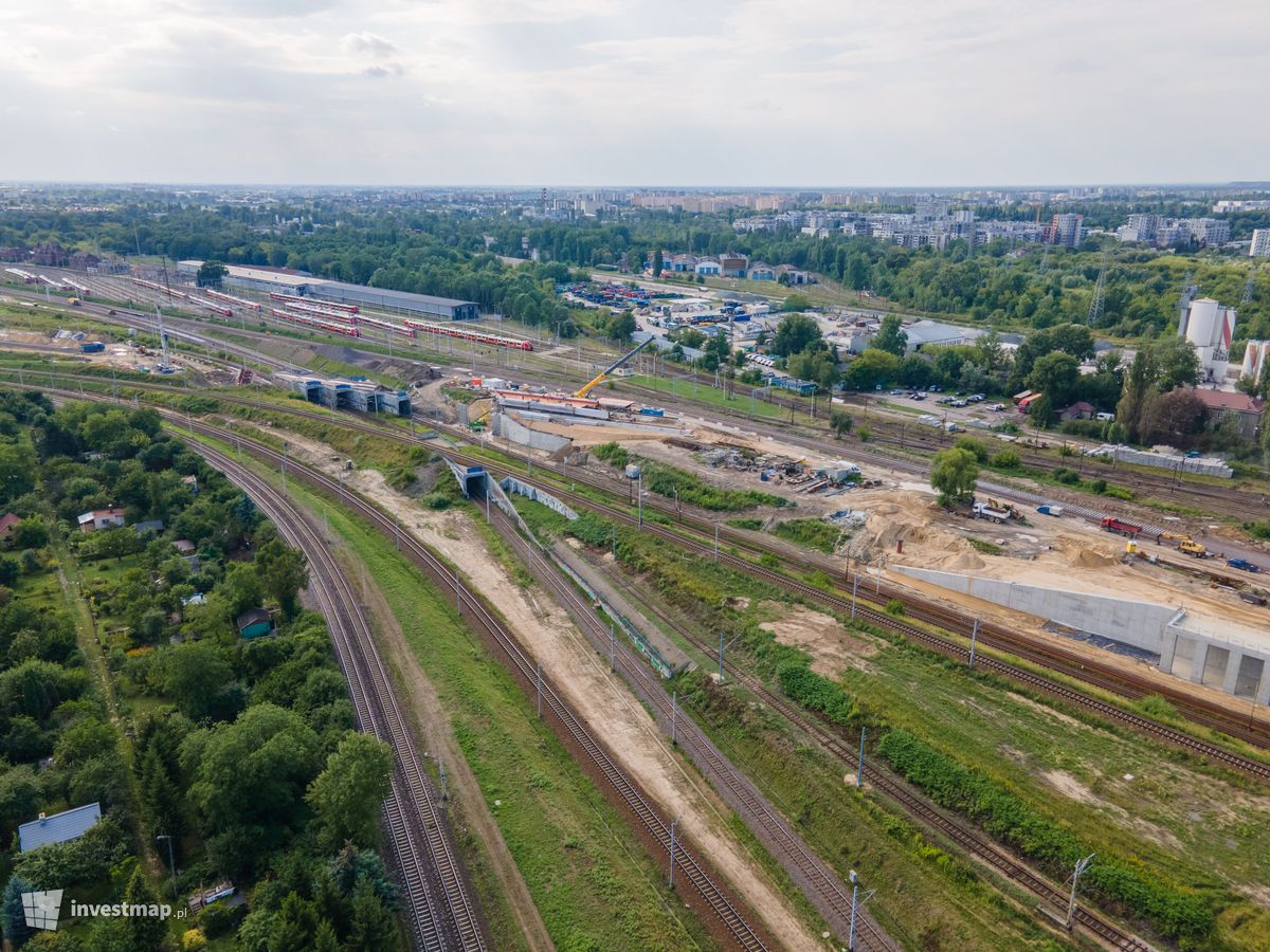 Zdjęcie Nowe wiadukty kolejowe dworca Warszawa Zachodnia fot. Jakub Zazula 