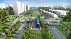W Krakowie postępują prace związane z budową linii tramwajowej do Mistrzejowic [FILM+WIZUALIZACJE]