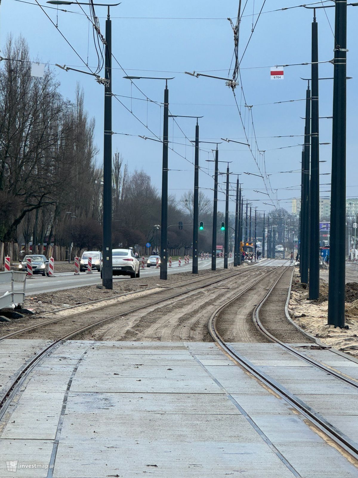 Zdjęcie Remont  al. Śmigłego-Rydza fot. Jan Augustynowski