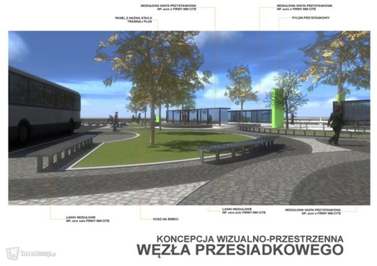 Wizualizacja [Wrocław] Węzeł przesiadkowy, ul. Borowska/Sucha/Swobodna dodał Jan Hawełko 