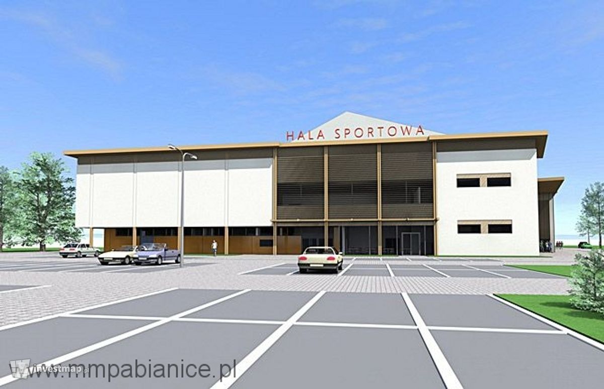 Wizualizacja [Pabianice] Powiatowa Hala Sportowa w Pabianicach dodał elle-elle 