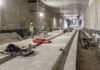 Warszawa: Pierwsze płyty torowe w tunelu tramwajowym do Dworca Zachodniego już gotowe [ZDJĘCIA]