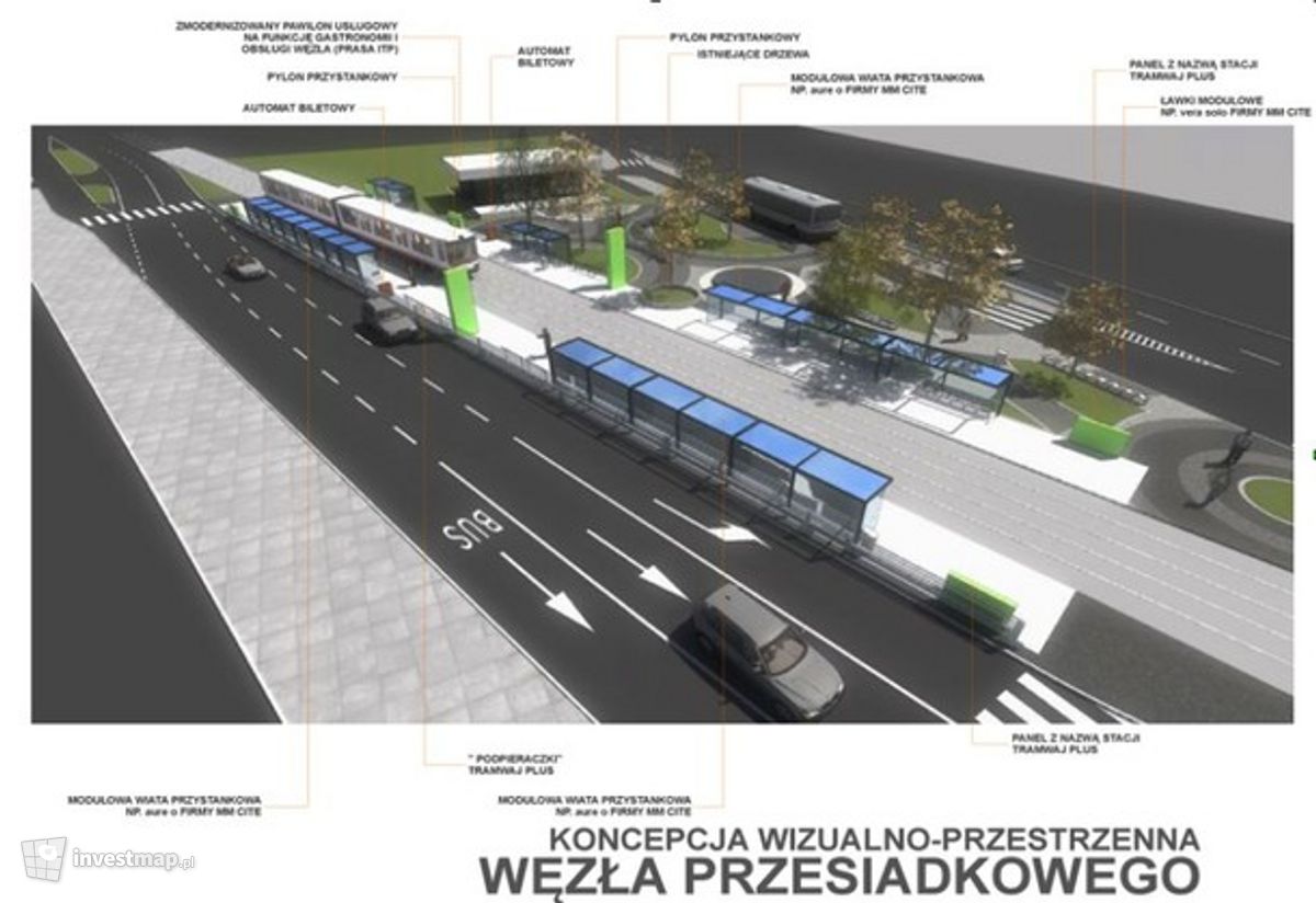 Wizualizacja [Wrocław] Węzeł przesiadkowy, ul. Borowska/Sucha/Swobodna dodał Jan Hawełko 