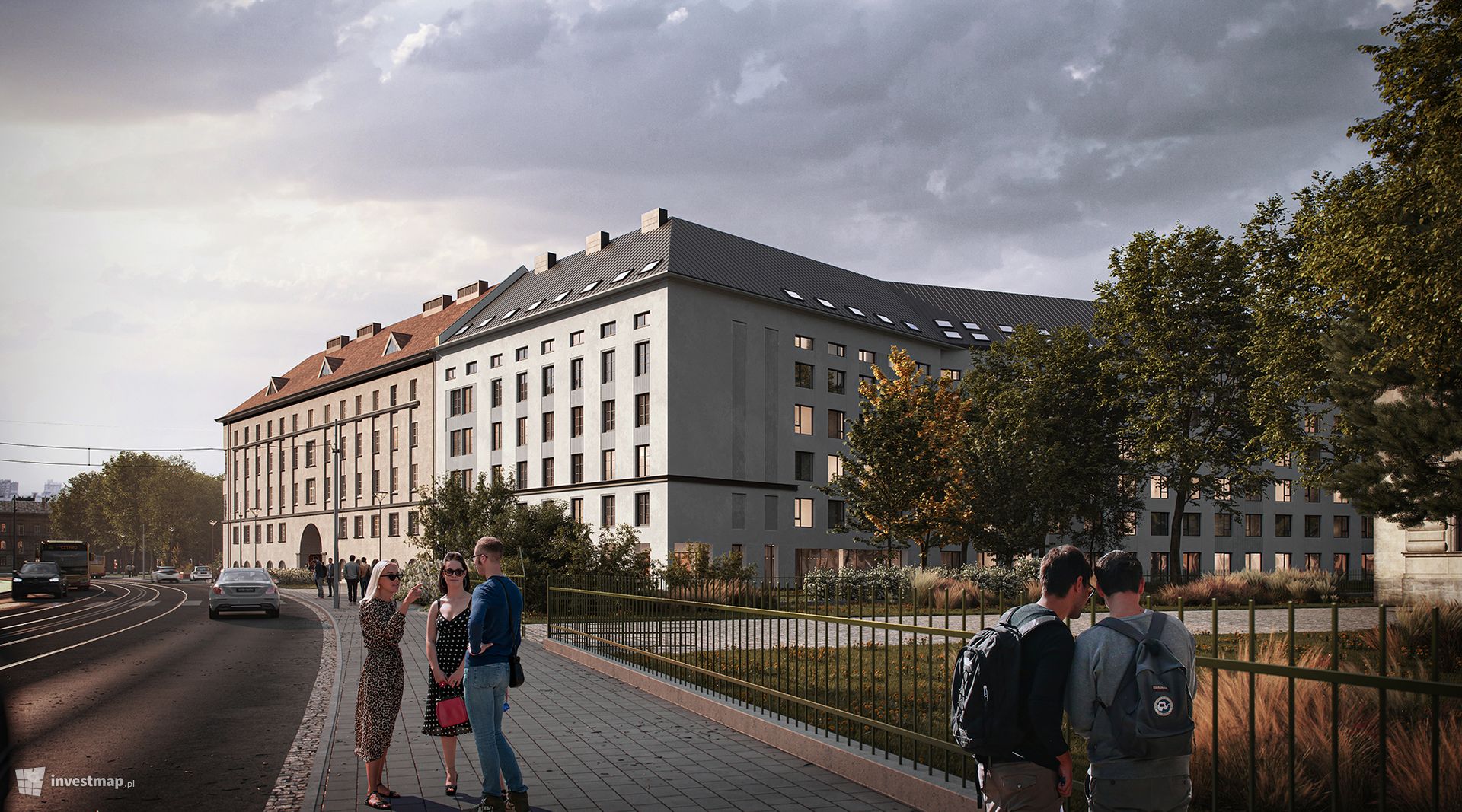 W Krakowie postępują prace na budowie nowego, dużego akademika Den Living 