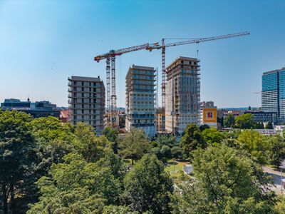 Wieże MIKATO nabierają docelowego kształtu. Archicom finalizuje realizację inwestycji w centrum Katowic [ZDJĘCIA]