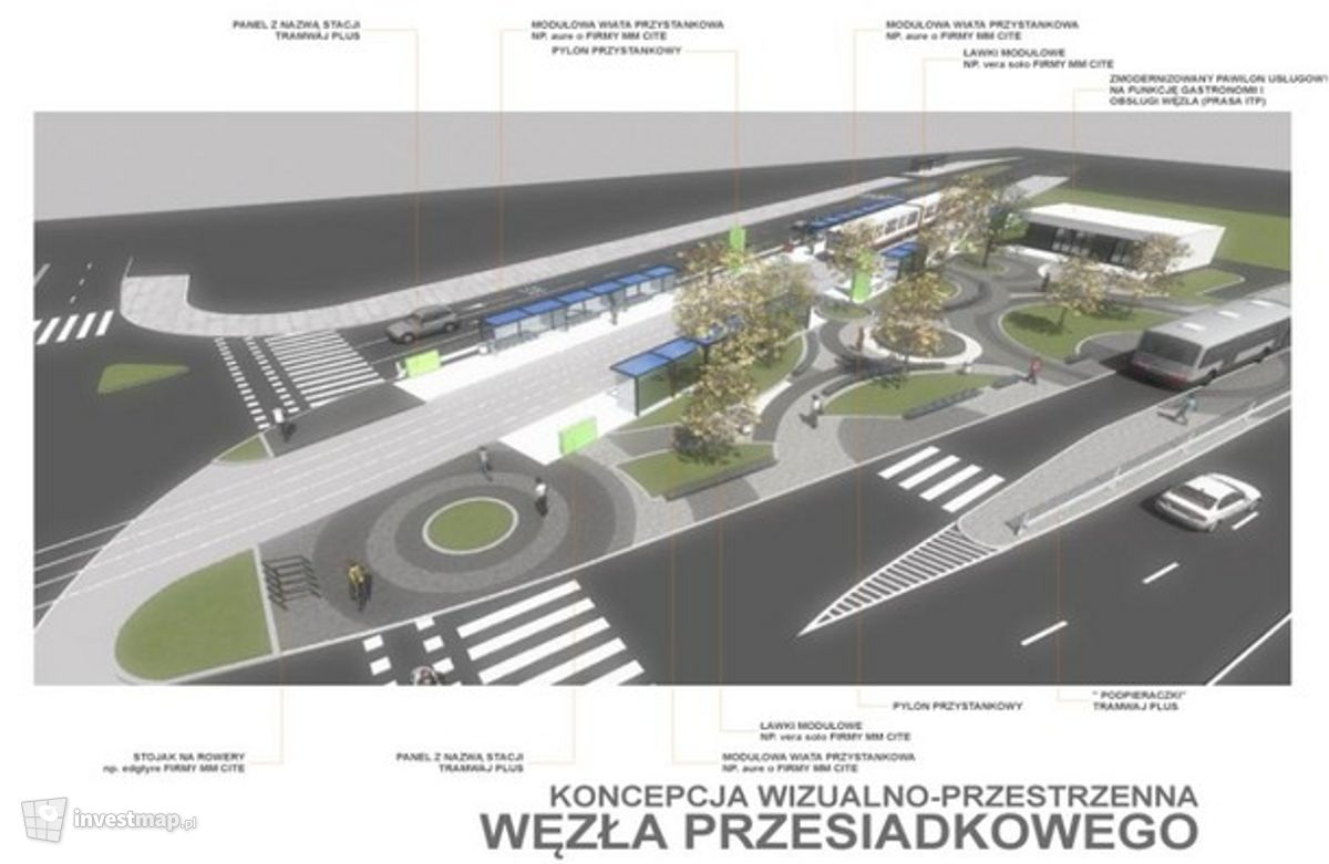 Wizualizacja [Wrocław] Węzeł przesiadkowy, ul. Borowska/Sucha/Swobodna dodał Jan Hawełko 