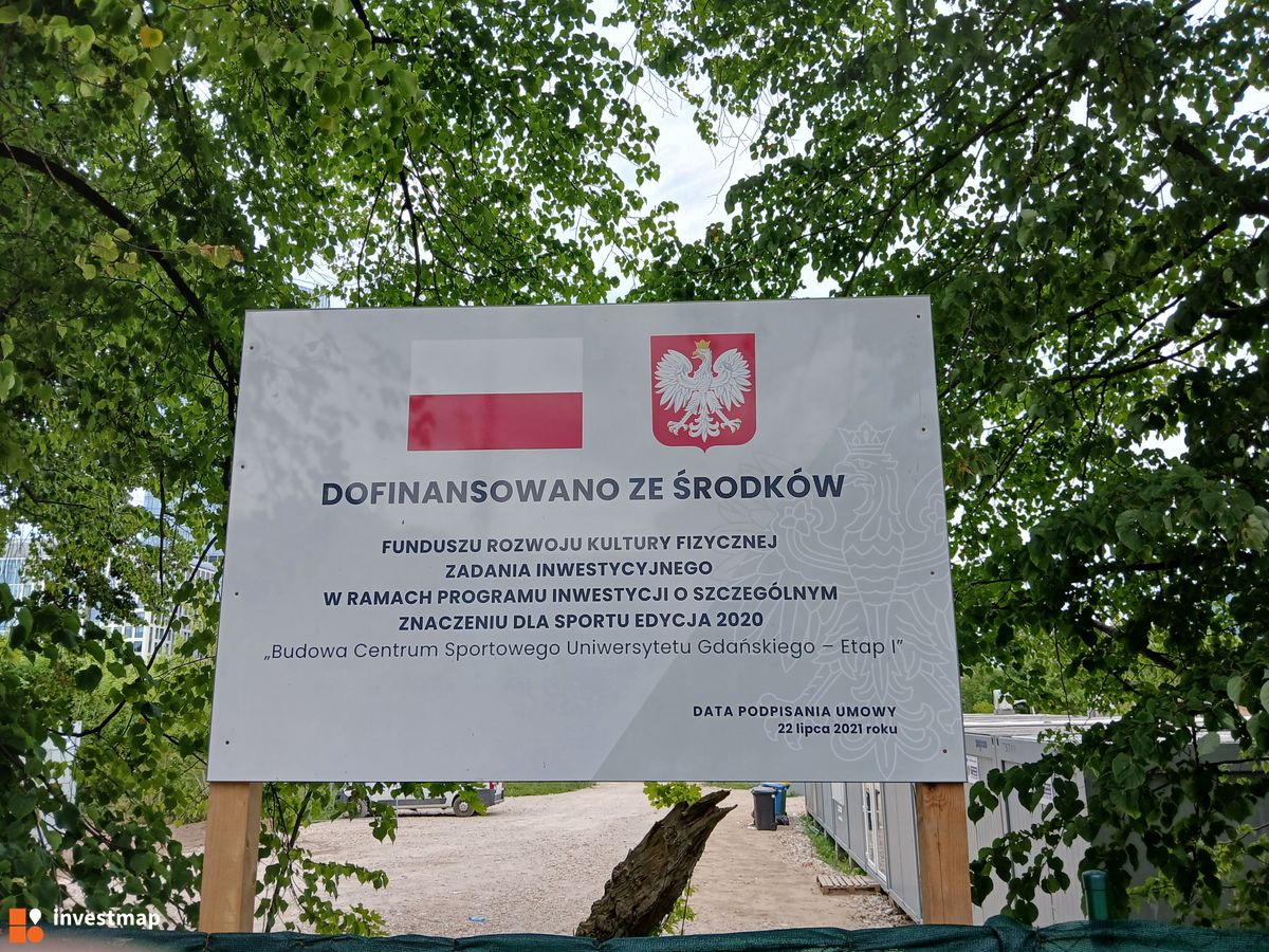 Zdjęcie Centrum Sportowe Uniwersytetu Gdańskiego fot. Wojciech Jenda