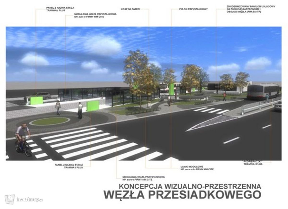 Wizualizacja [Wrocław] Węzeł przesiadkowy, ul. Borowska/Sucha/Swobodna dodał Jan Hawełko 