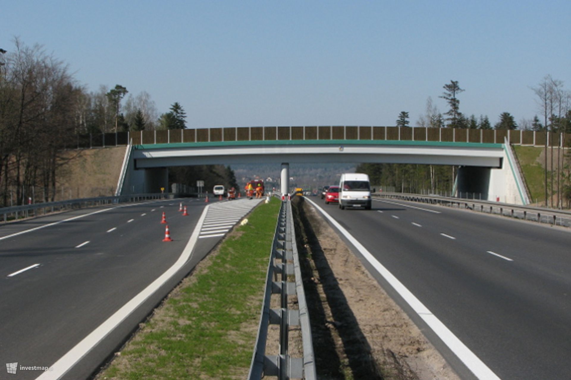Południowy wylot z Warszawy drogi ekspresowej S7