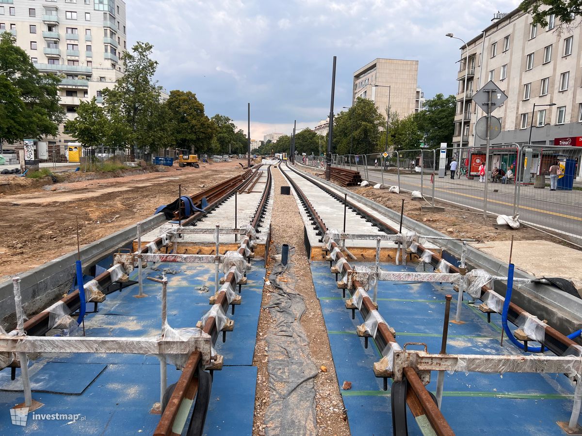 Zdjęcie Linia tramwajowa na Wilanów fot. Jan Augustynowski