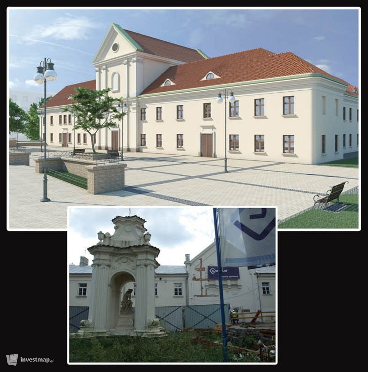 Wizualizacja [Lublin] Renowacja klasztoru powizytkowskiego na Centrum Działań Artystycznych dodał bista 