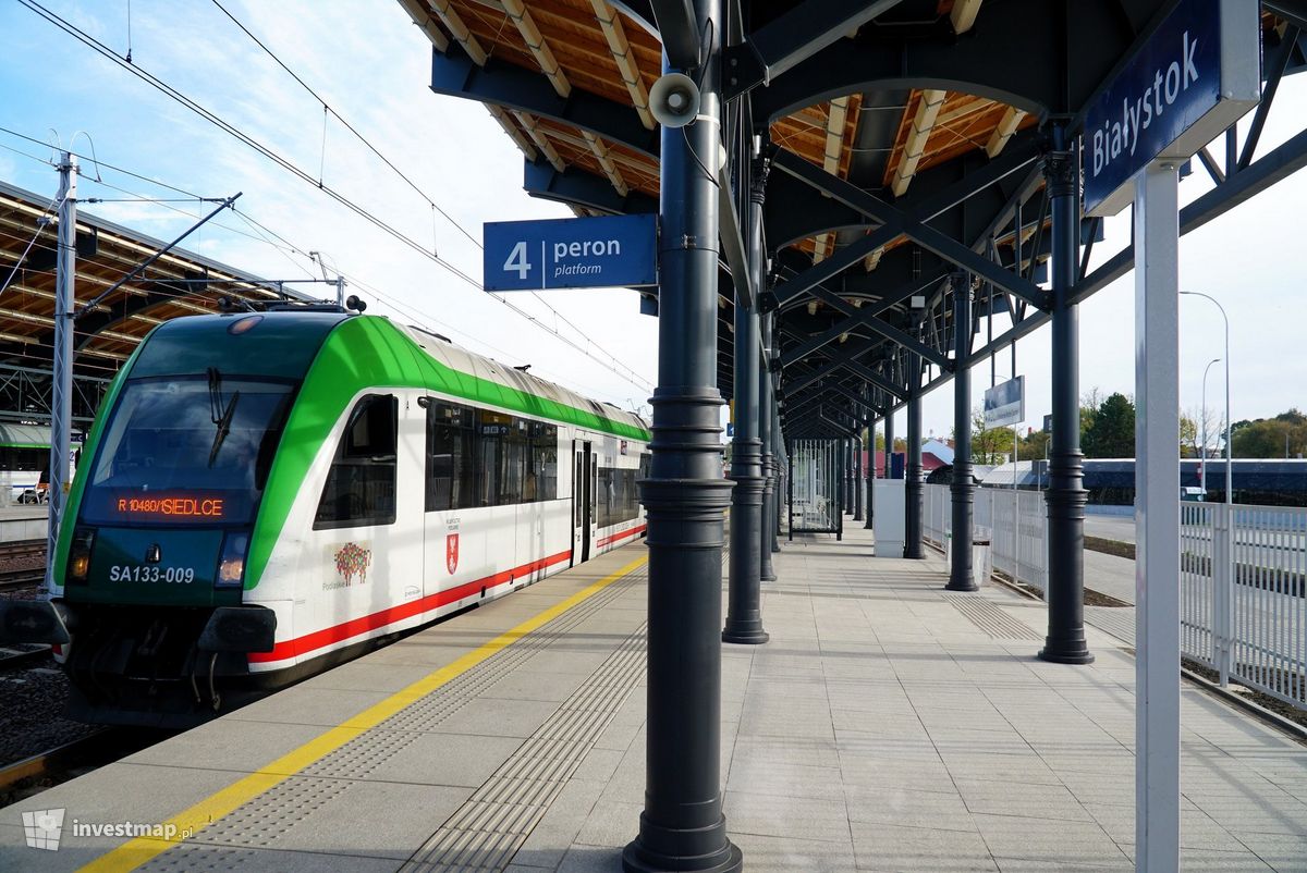 Zdjęcie Dworzec kolejowy Białystok fot. Orzech 