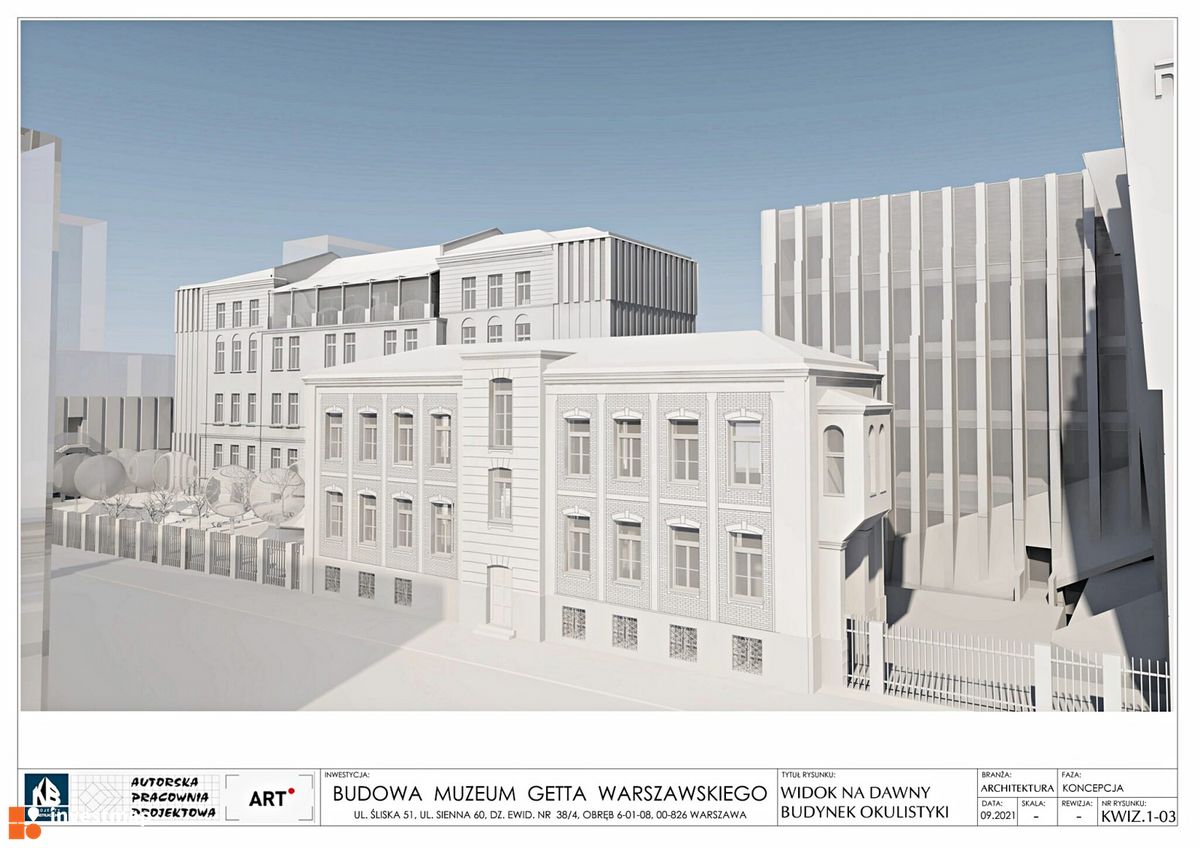 Wizualizacja Muzeum Getta Warszawskiego dodał Orzech 