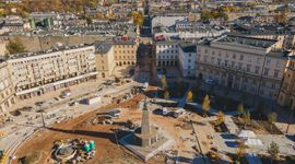 W Łodzi trwają prace przy przebudowie najważniejszego placu w tym mieście – Placu Wolności [FILM + ZDJĘCIA]
