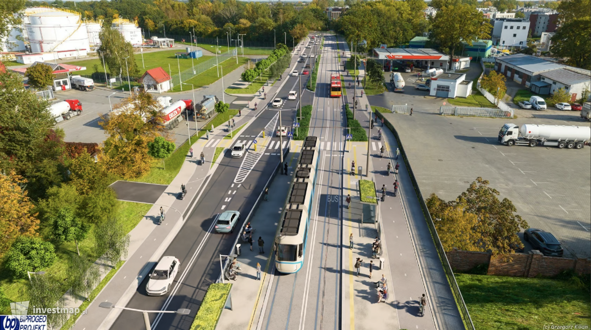 Wizualizacja Trasa autobusowo-tramwajowa na Swojczyce dodał Tomasz Matejuk