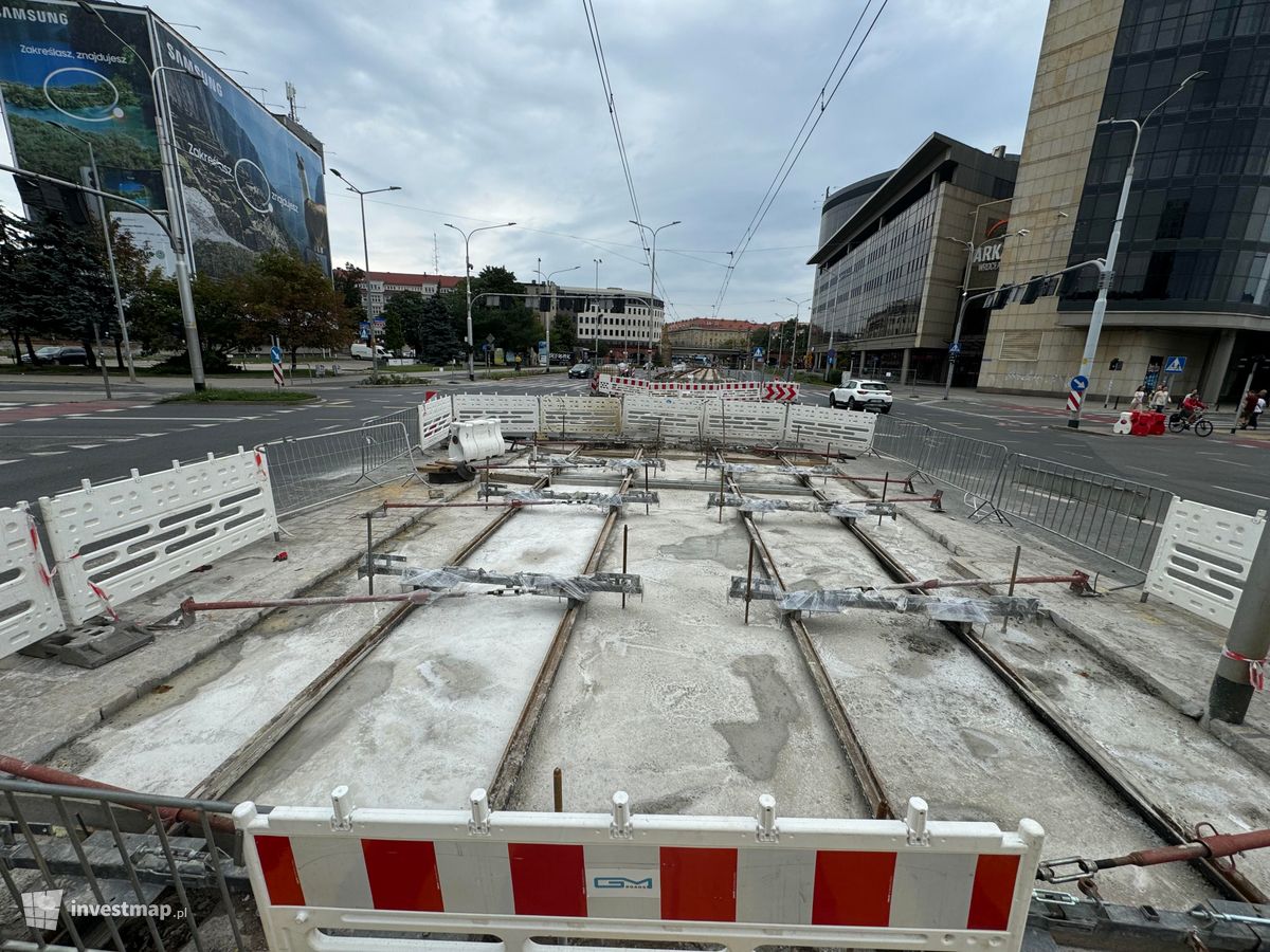 Zdjęcie Modernizacja Torowiska Tramwajowego, ul. Powstańców Śląskich fot. Jan Hawełko 