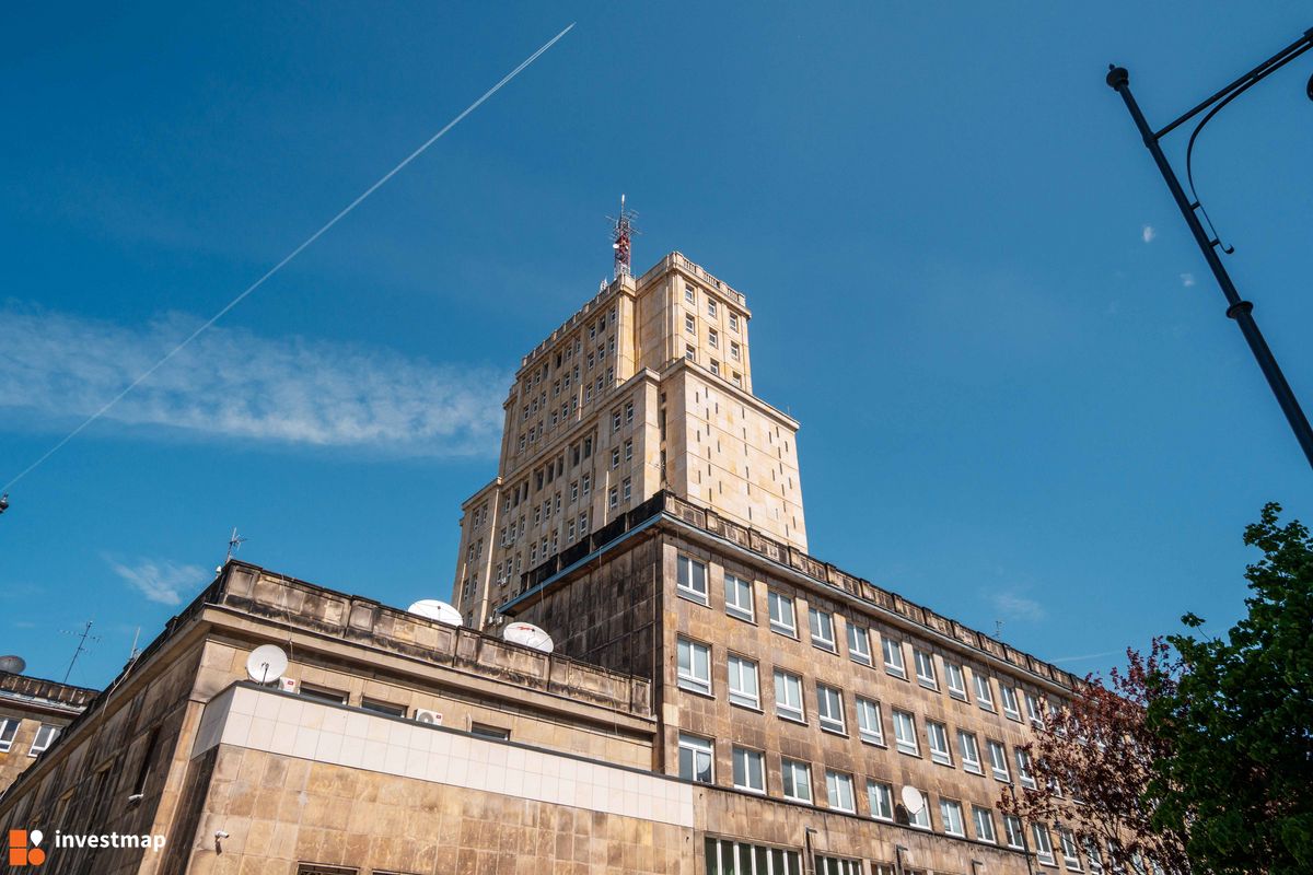 Zdjęcie Wieżowiec Centrali Tekstylnej fot. Jakub Zazula 