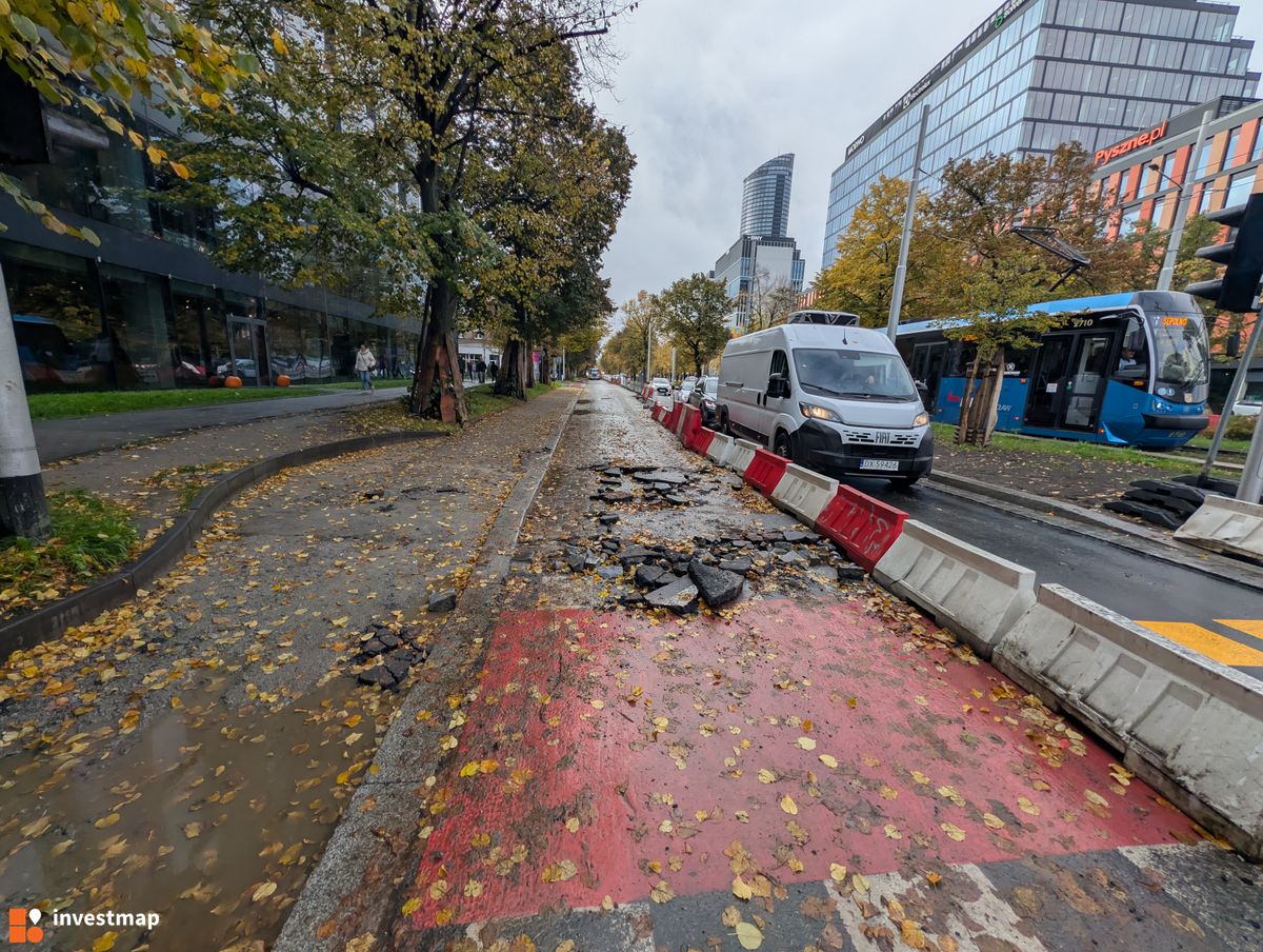 Zdjęcie Przebudowa ul. Powstańców Śląskich fot. Jan Augustynowski