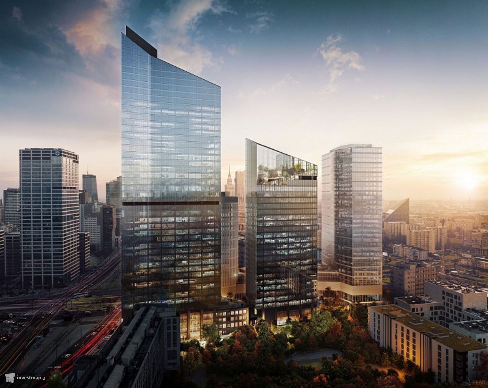 W centrum Warszawy powstaje nowy, 130-metrowy biurowiec 