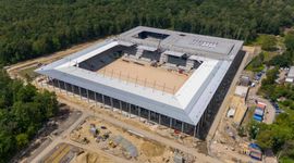 Intensywne prace na budowie stadionu miejskiego w Katowicach
