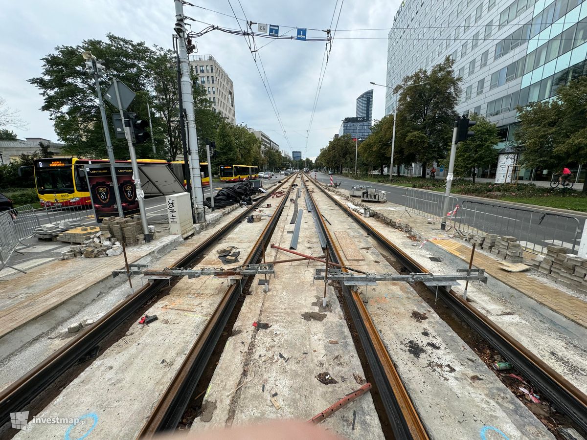 Zdjęcie Modernizacja Torowiska Tramwajowego, ul. Powstańców Śląskich fot. Jan Hawełko 