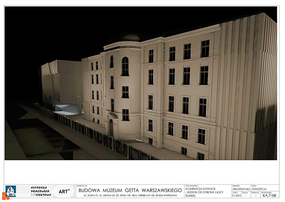 Wizualizacja Muzeum Getta Warszawskiego dodał Orzech 