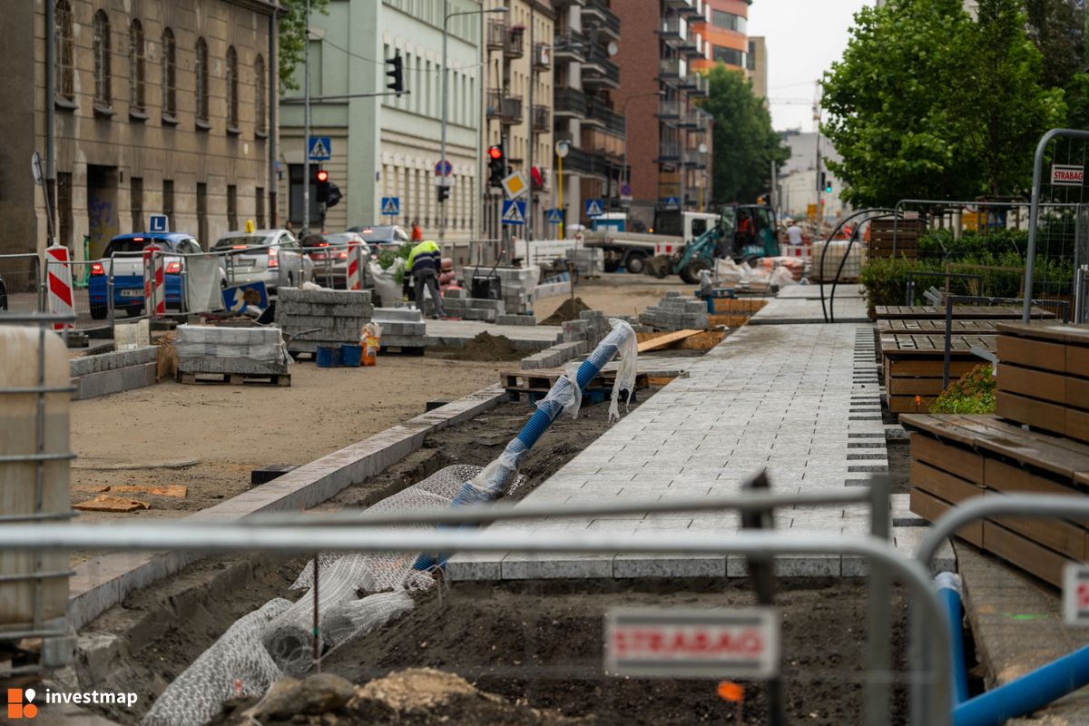 Zdjęcie Remont Okrzei fot. Orzech 