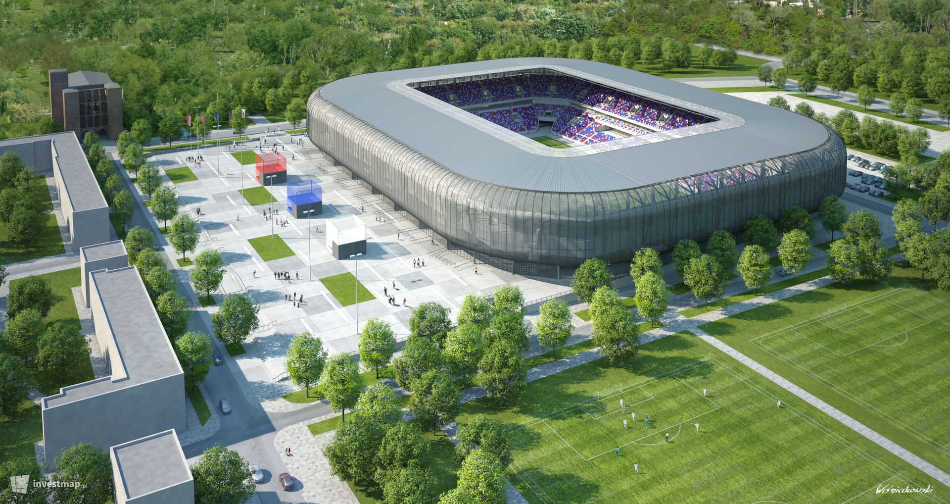 Trwa budowa nowego stadionu ARENA Zabrze 