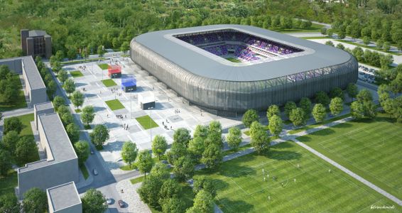Trwa budowa nowego stadionu ARENA Zabrze [FILM]