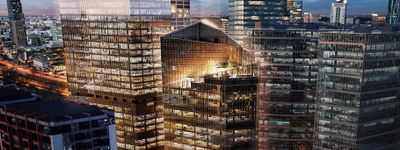 W Warszawie powstaje kolejny ponad 100-metrowy budynek - Skyliner II [FILM]