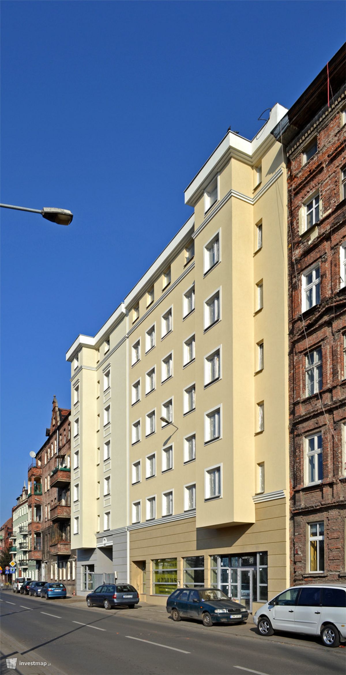 Zdjęcie [Wrocław] Budynek wielorodzinny, ul. Łowiecka 5-7 fot. alsen strasse 67 