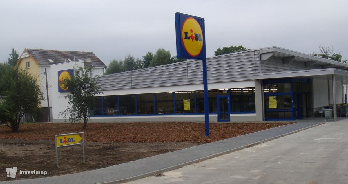 Zdjęcie [Wrocław] Supermarket "Lidl", ul. Bystrzycka/Balonowa fot. Jan Augustynowski