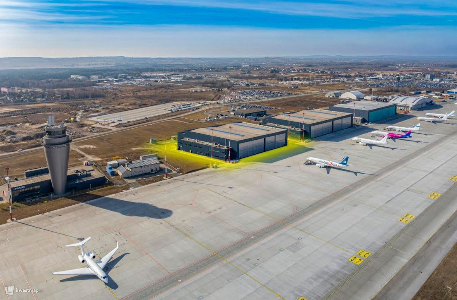 W Katowice Airport rozpoczyna się budowa czwartego hangaru do obsługi technicznej samolotów