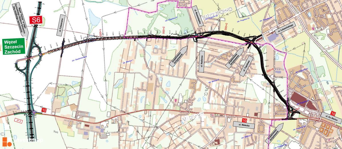 Wizualizacja DK10 obwodnica Mierzyna dodał Orzech 